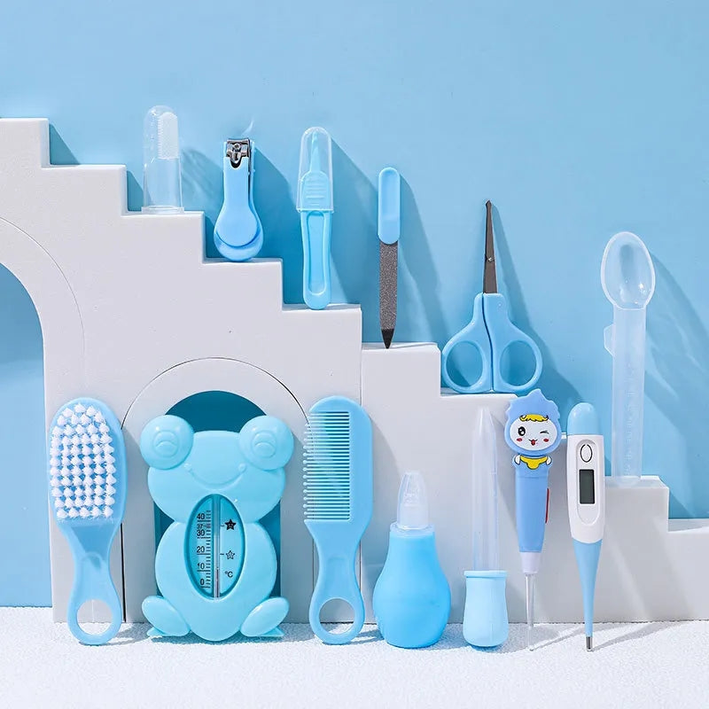 Baby Care kit 13 pieces, Grooming Kit blue
