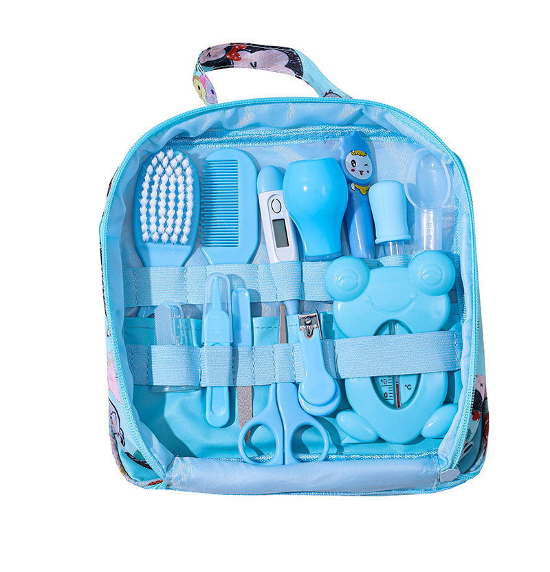 Baby Care kit 13 pieces, Grooming Kit blue bagged