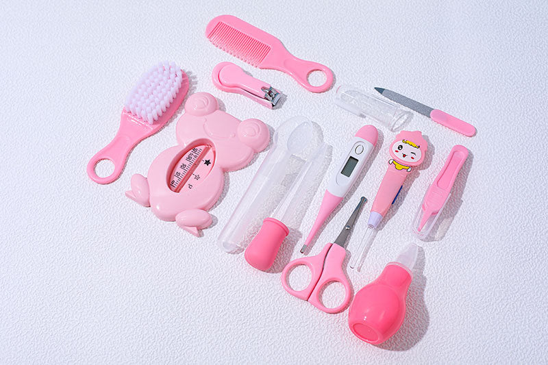 Baby Care kit 13 pieces, Grooming Kit pink set