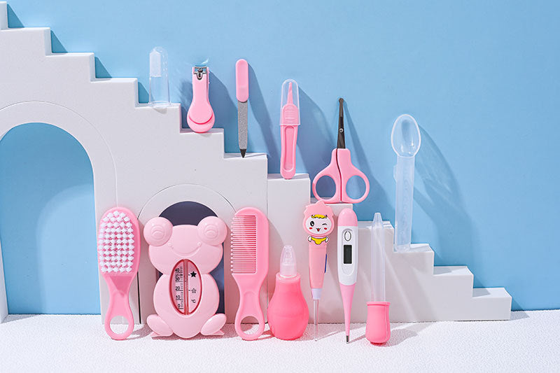 Baby Care kit 13 pieces, Grooming Kit pink