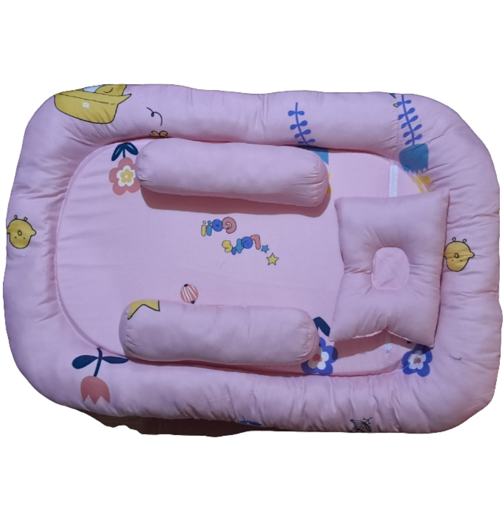Baby Nest Crib with Mosquito Net pink 7
