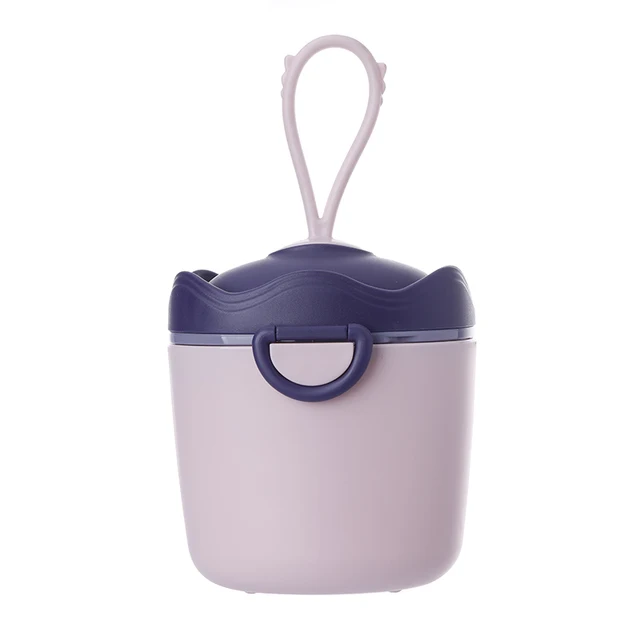 Baby Powder Milk Container with Spoon peach 1