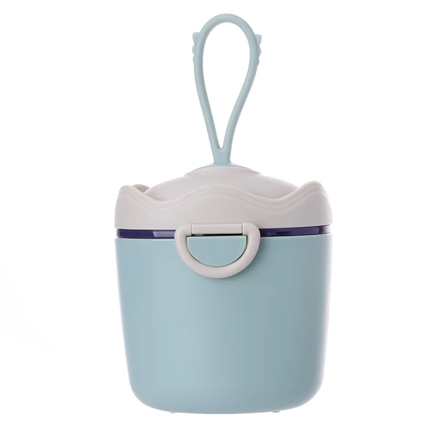 Baby Powder Milk Container with Spoon blue 1