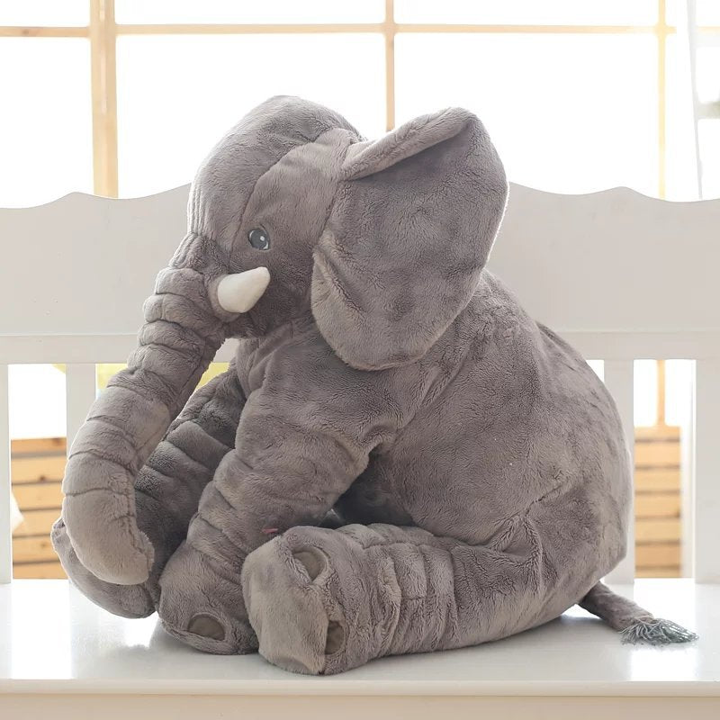 Elephant Pillow grey