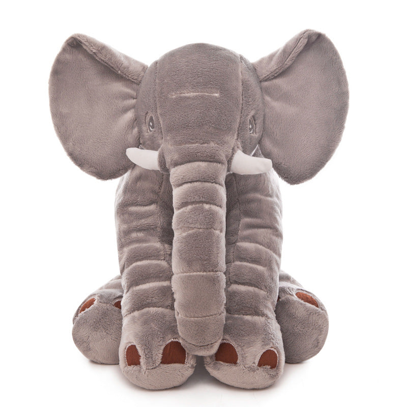 Elephant Pillow grey face