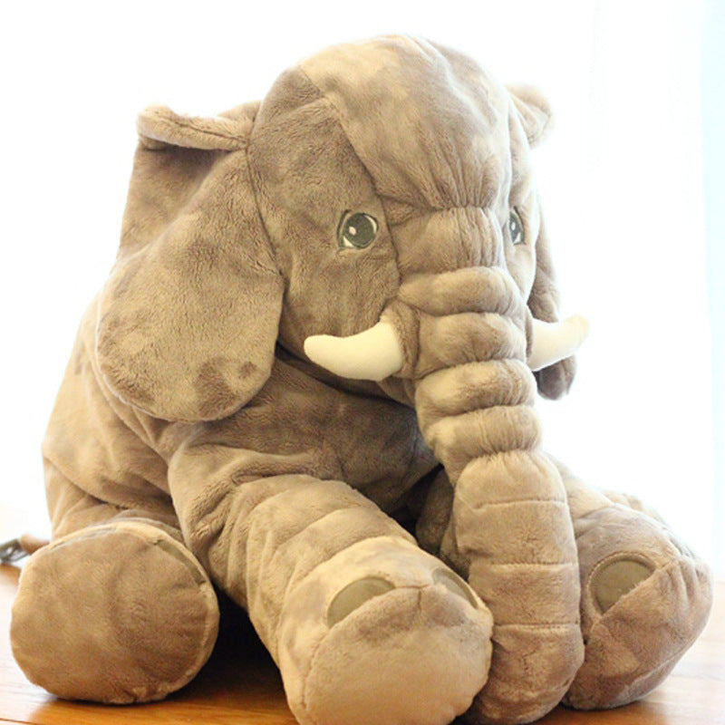 Elephant Pillow grey face 3
