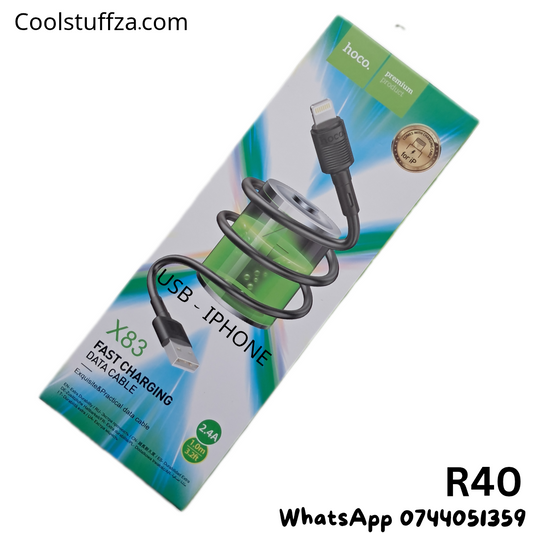 Hoco X83 USB-IPHONE Fast Charging Cable