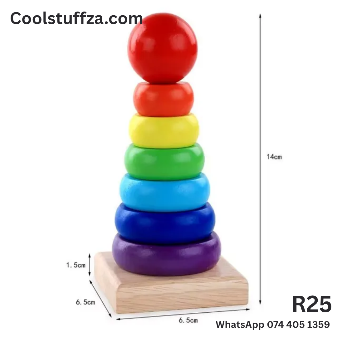 Wooden Rainbow Tower