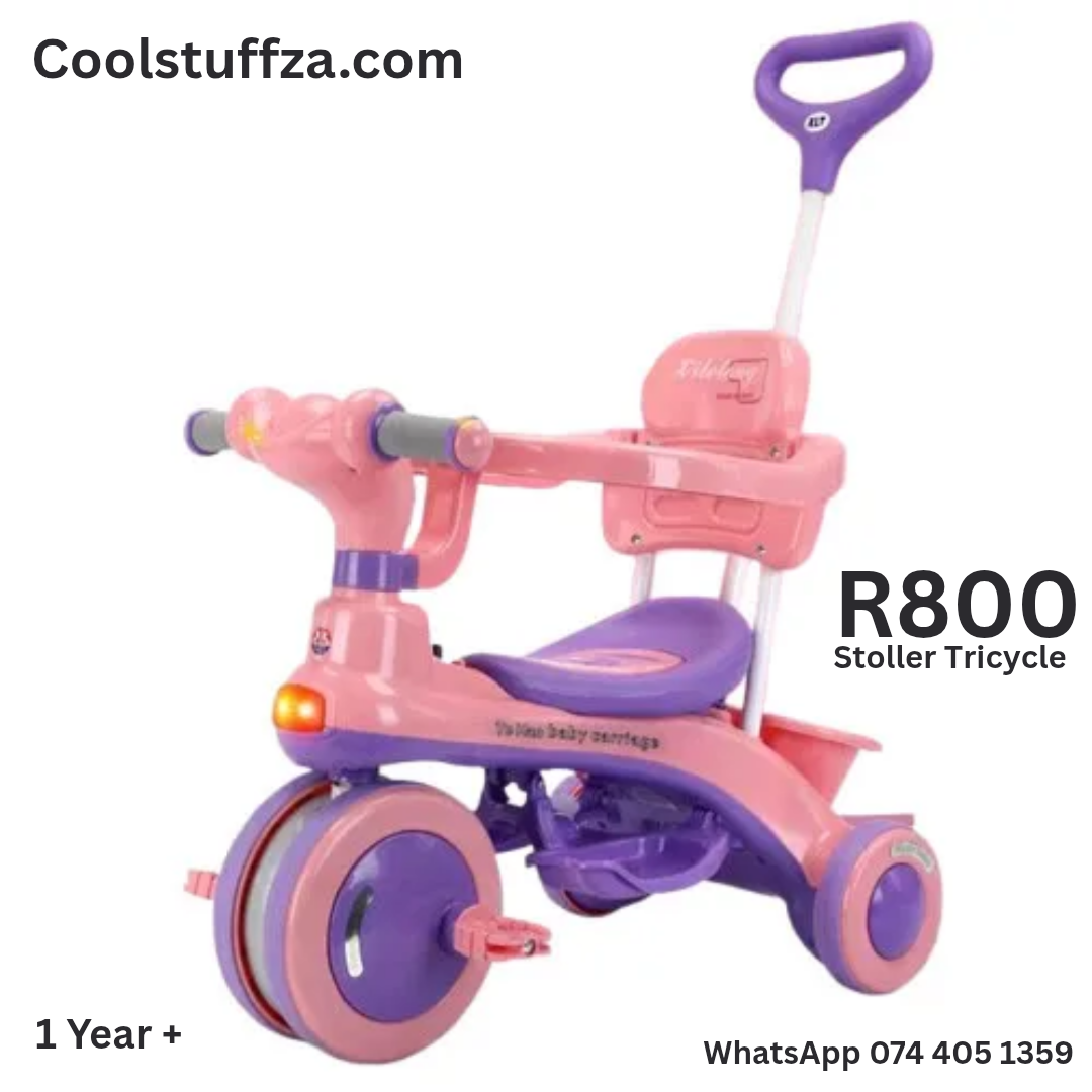 4-in-1 Baby Ride-On Tricycle