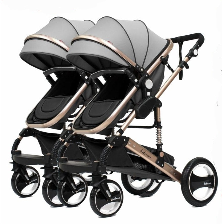 Belecoo Q3 535 2 in 1 twin stroller
