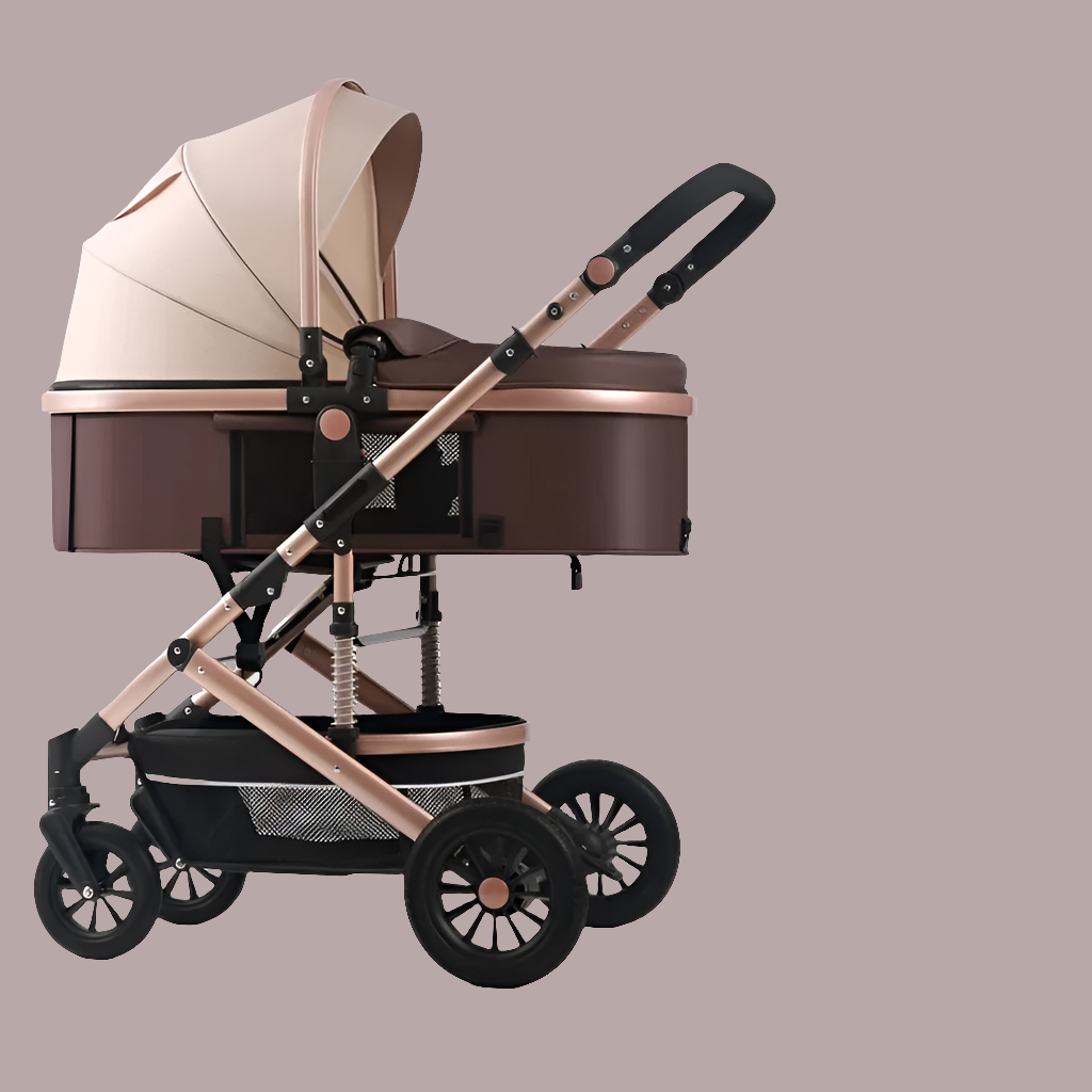V6 Baby Stroller 2 in 1 coffee 2