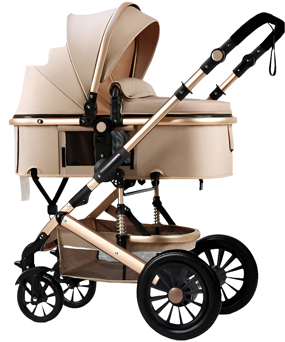 V6 Baby Stroller 2 in 1 khaki