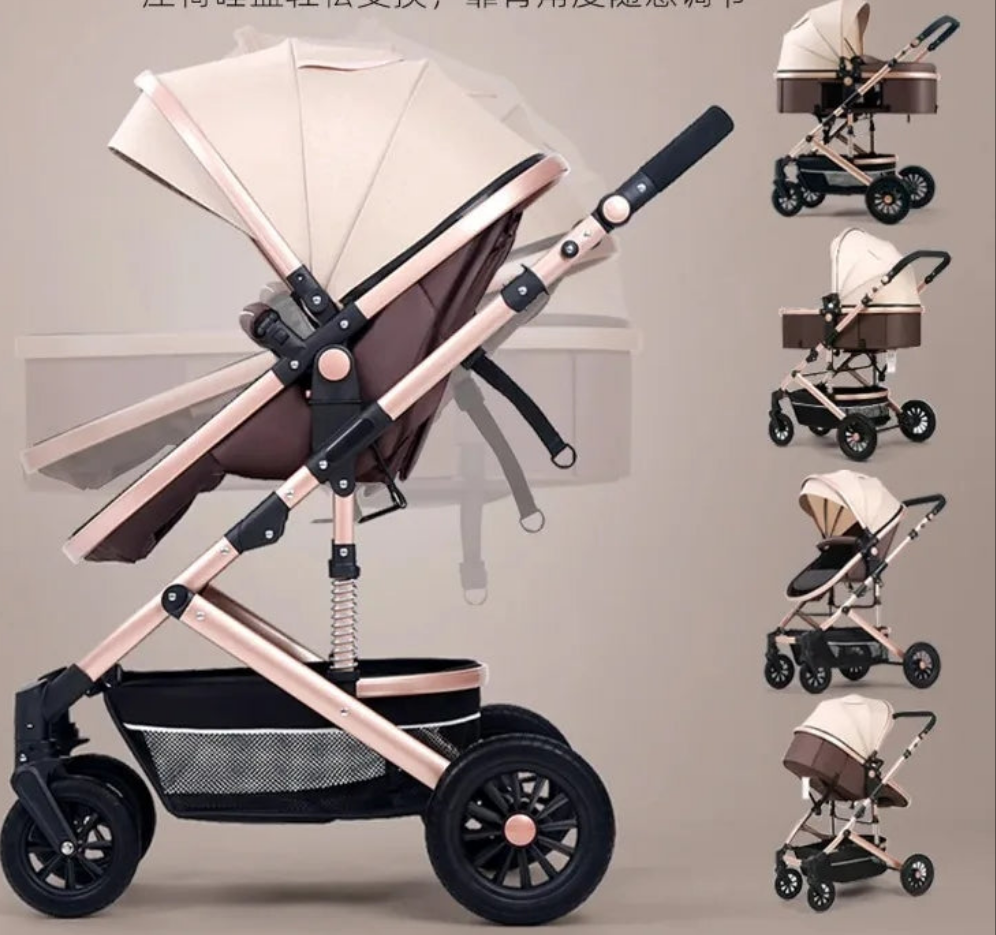 V6 Baby Stroller 2 in 1 positions