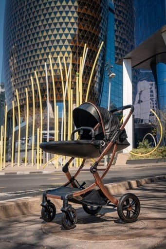 Belecoo Mila eggshell 2 in 1 stroller